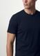 Men&rsquo;s blue organic cotton slim-fit short-sleeve T-shirt_2