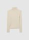 Beige turtleneck in viscose blend_4