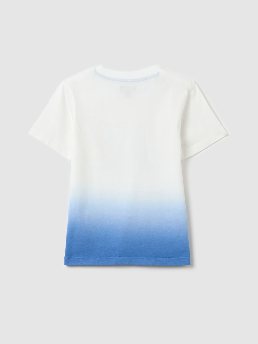 Cotton T-shirt with sailing boats print_1