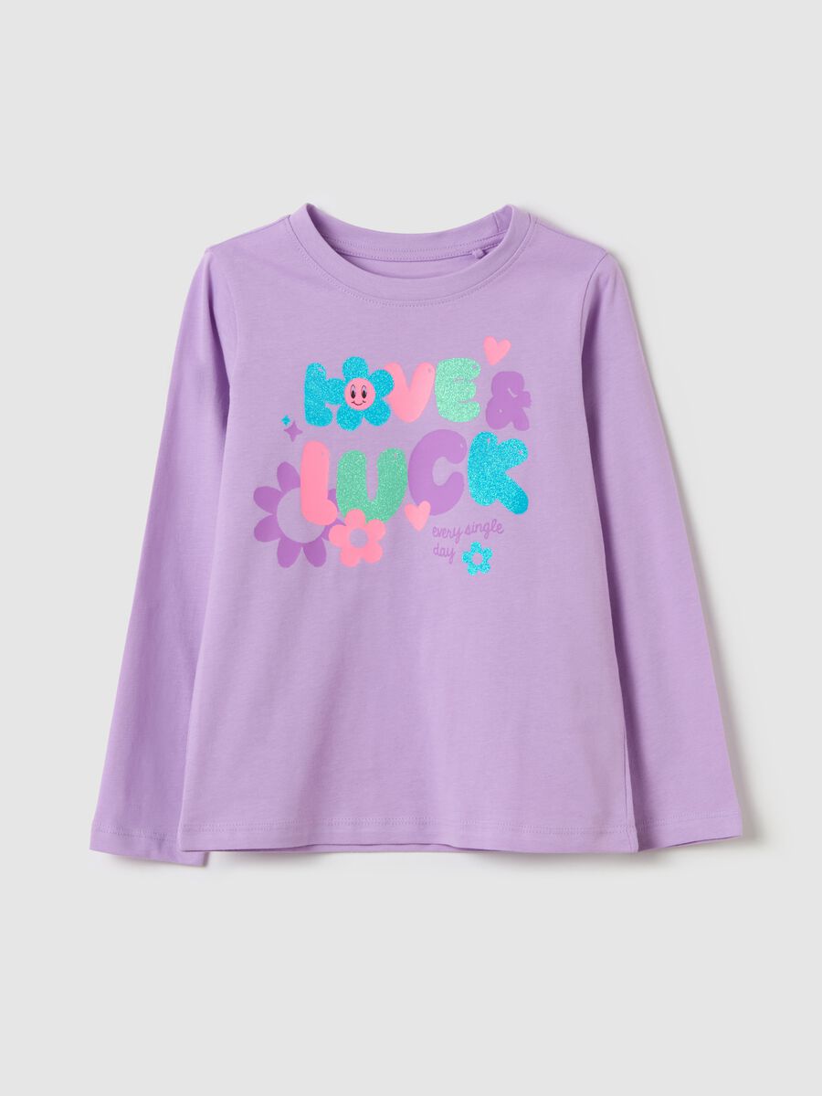 Long-sleeved T-shirt with print_0