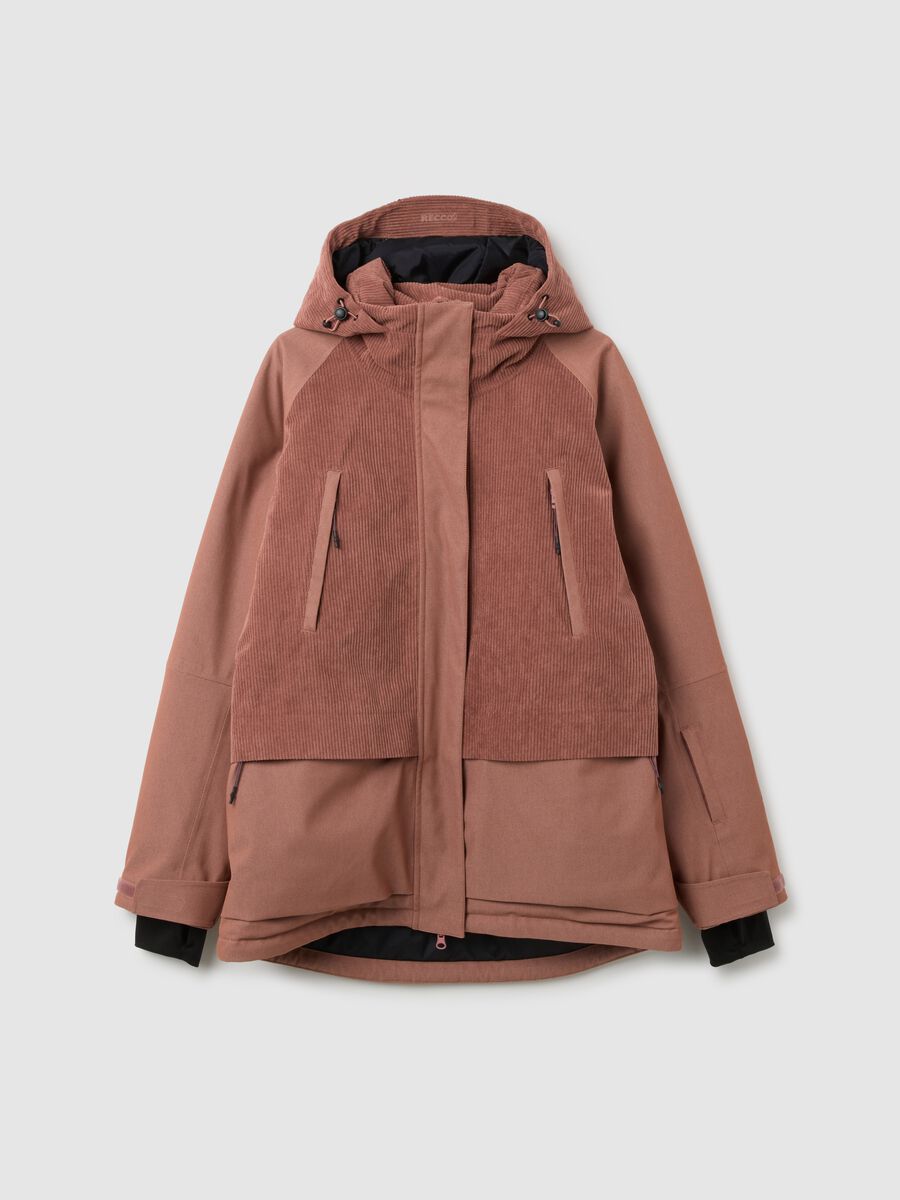 Ski jacket with velvet inserts ALTAVIA WITH DEBORAH COMPAGNONI_5