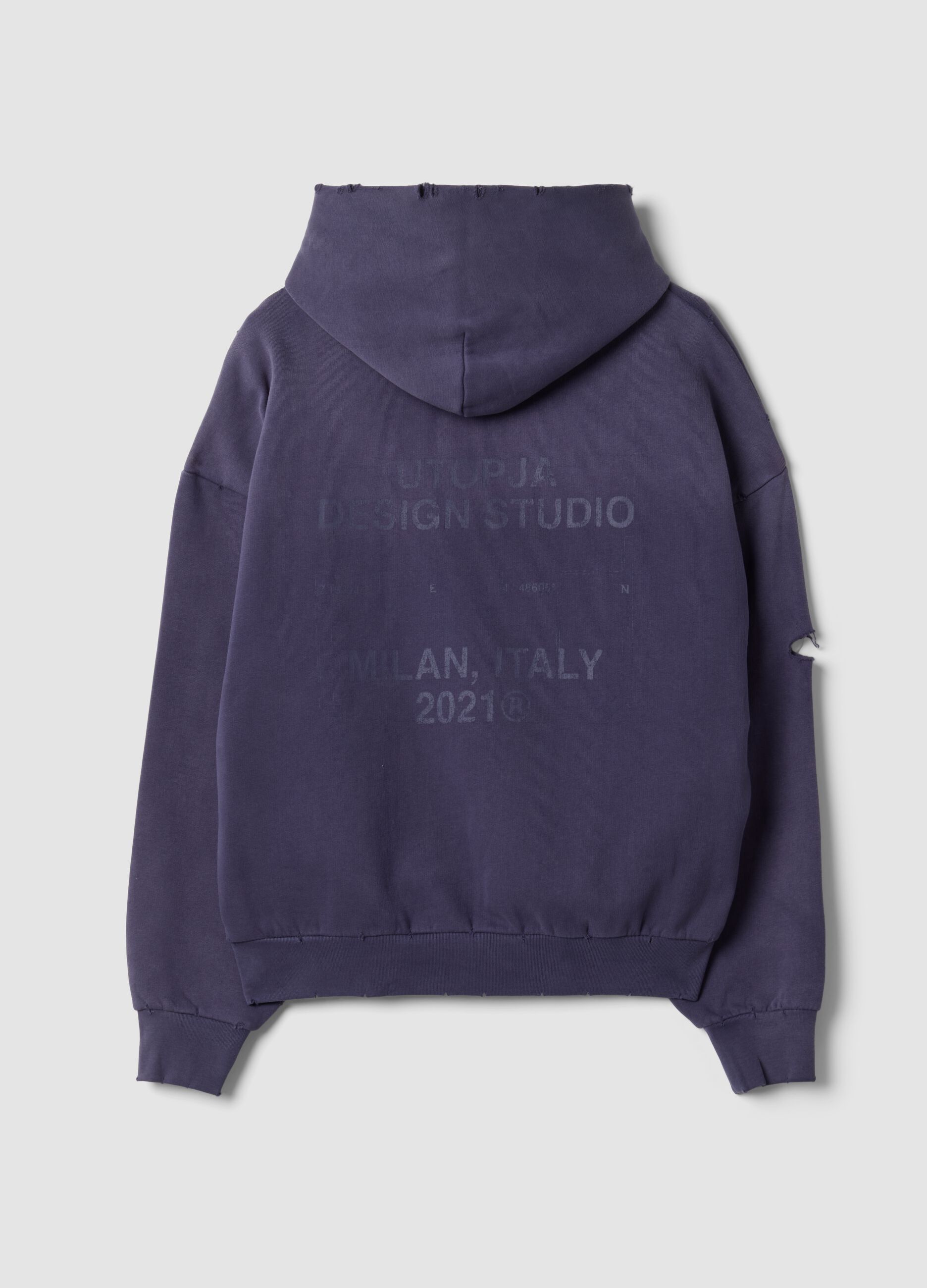 Hoodie Sunfaded Dark Twilight