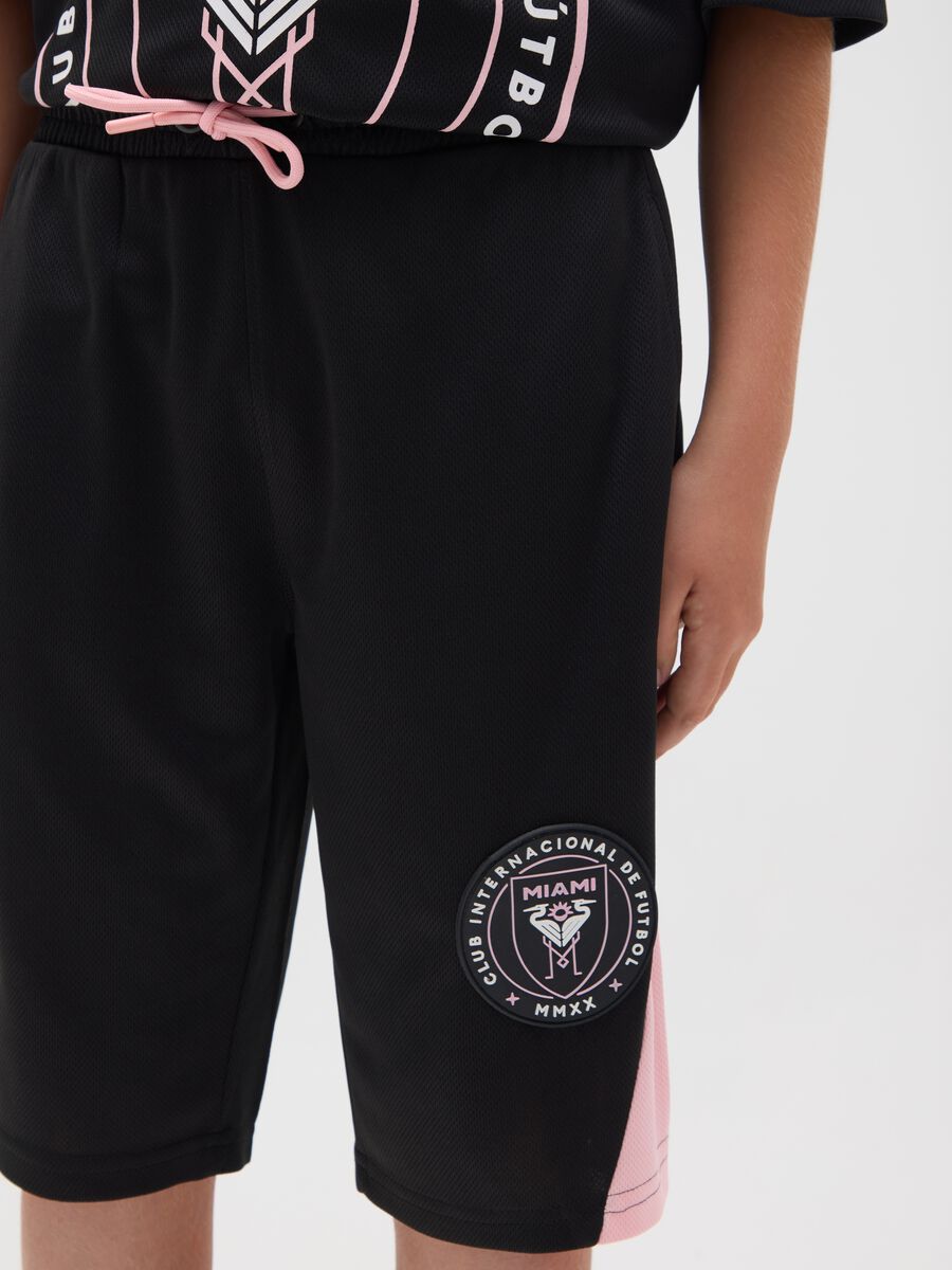 Black and pink jogging set with MLS MIAMI print_3