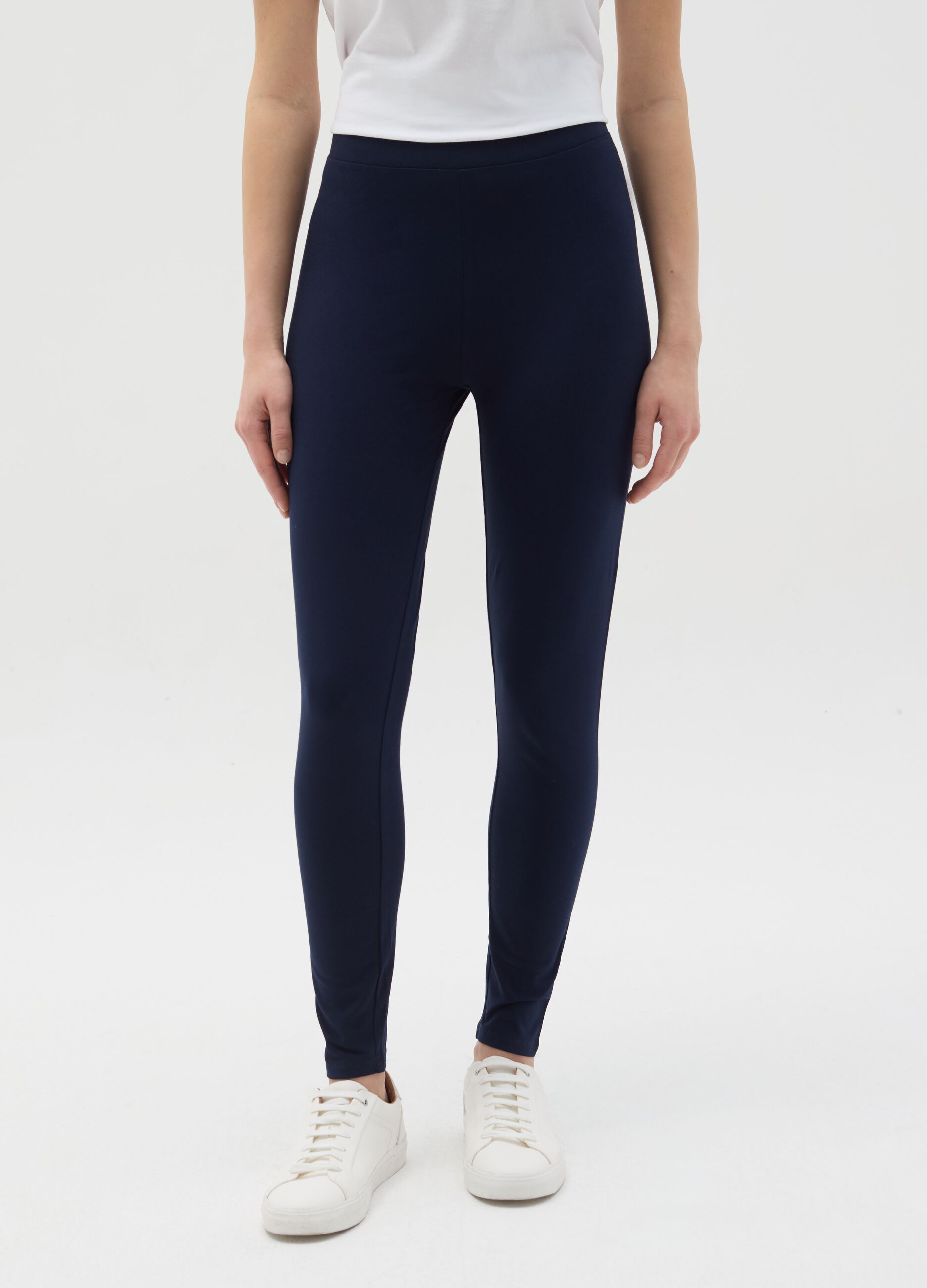 Essential leggings in stretch cotton