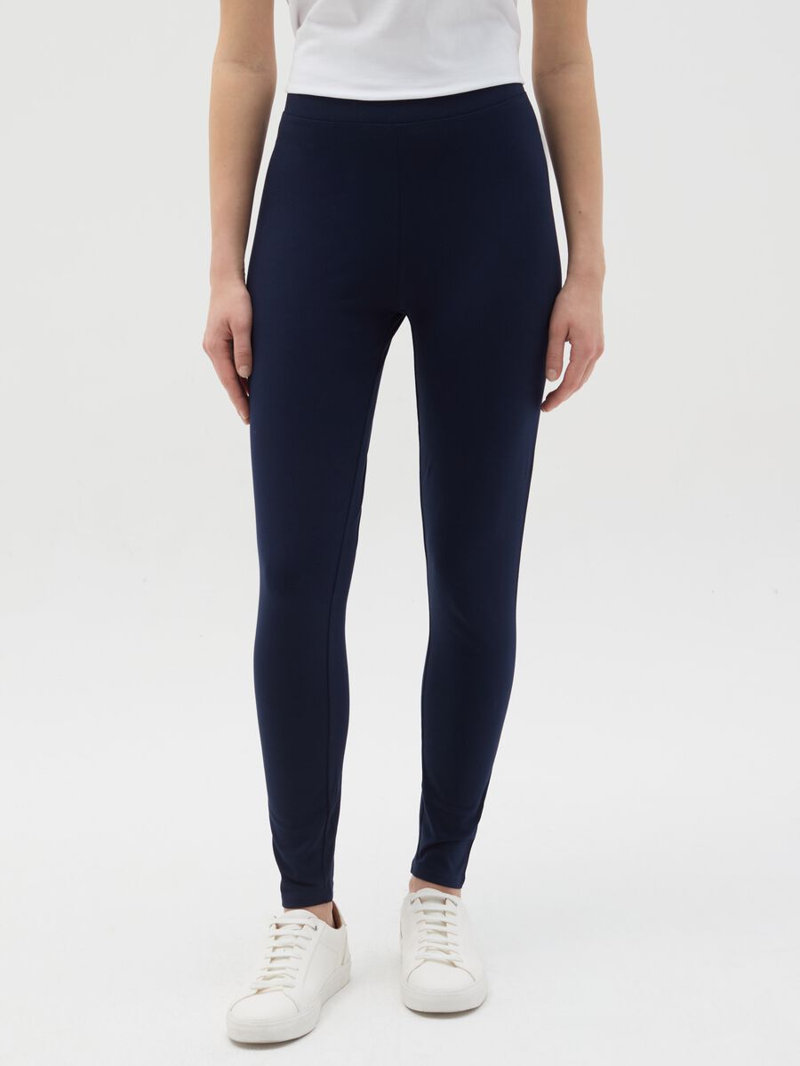 Essential leggings in stretch cotton_1
