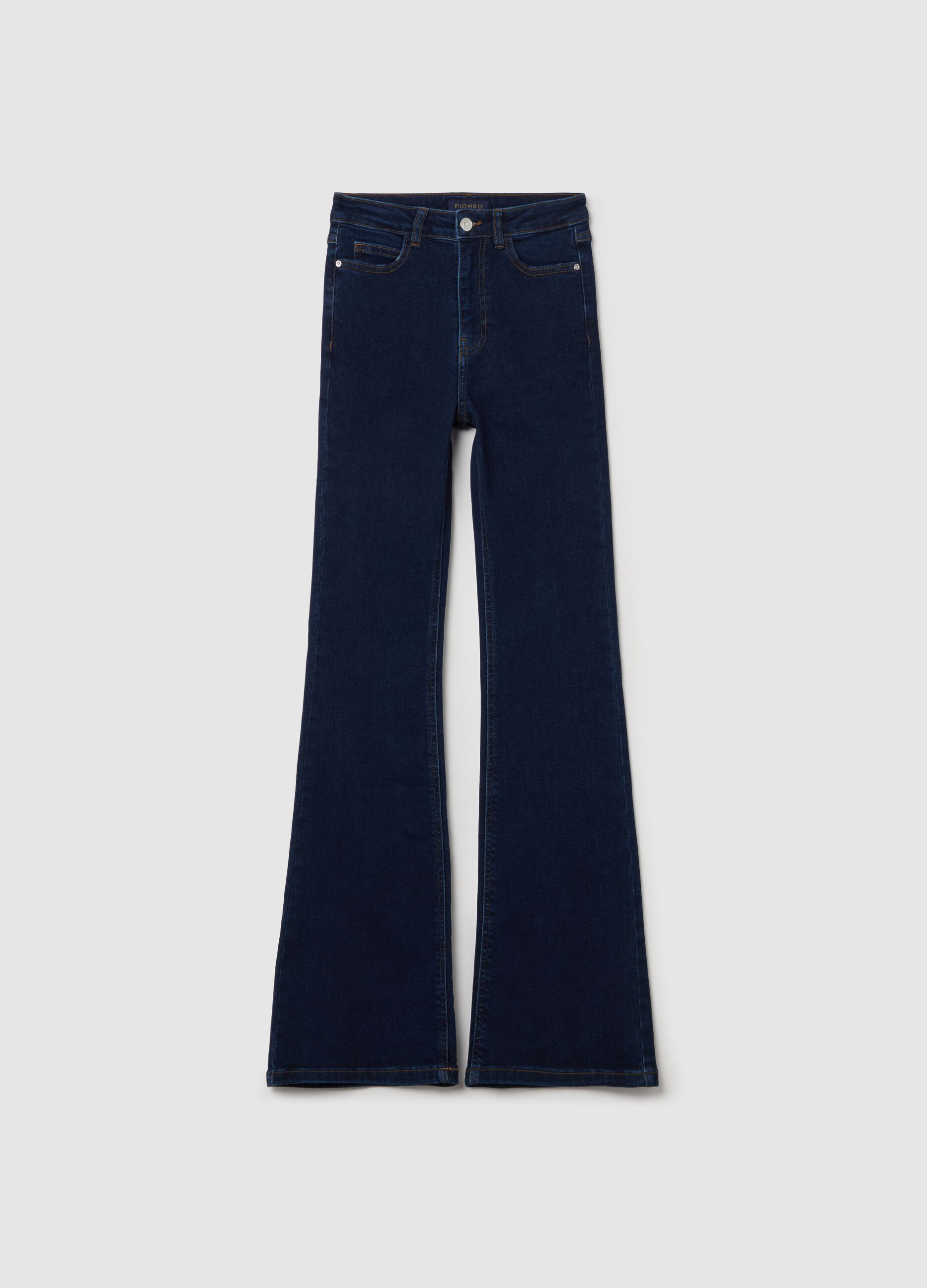 Flare-fit jeans with five pockets