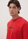 Red pure cotton T-shirt with Ducati print_2