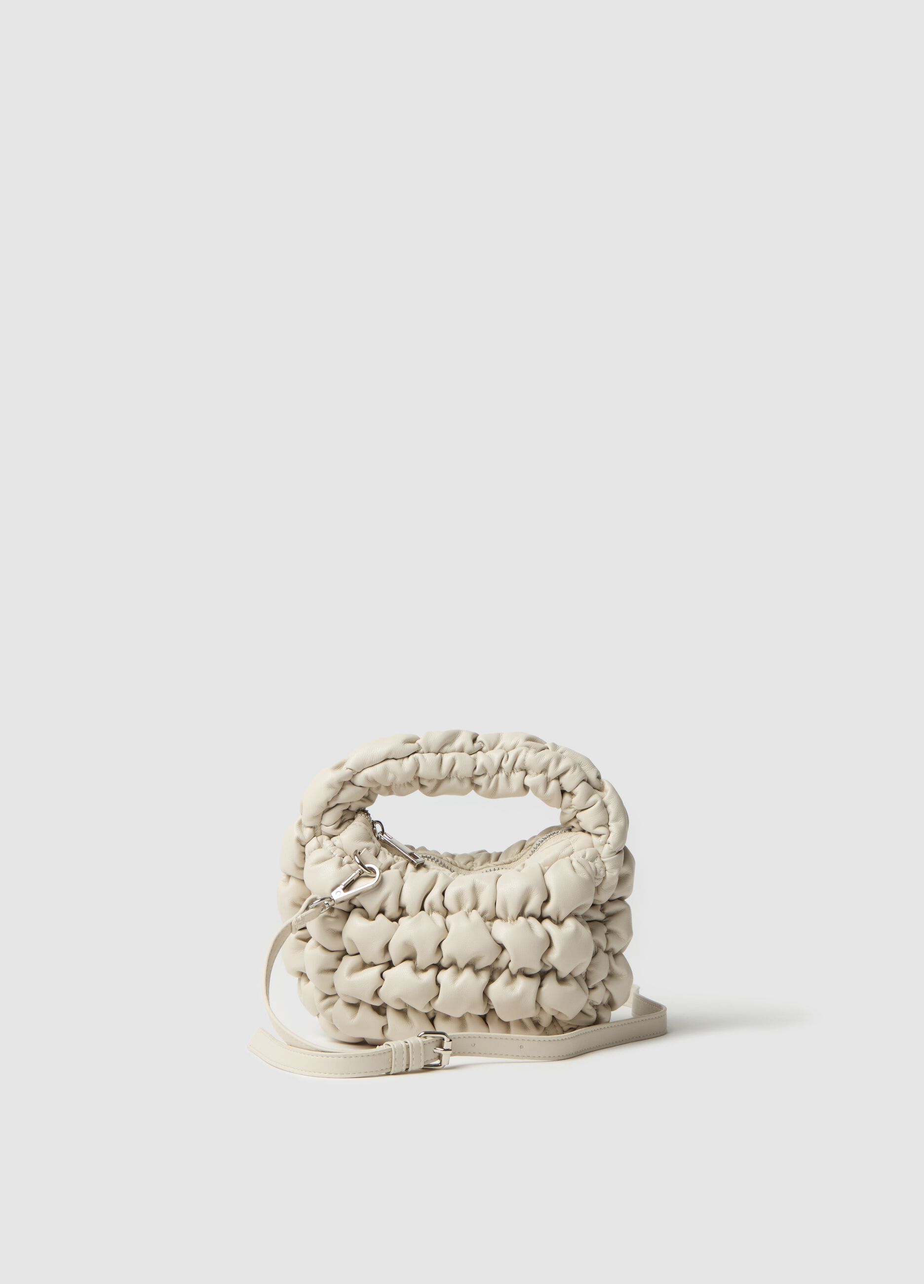 Borsa mini a mano imbottita