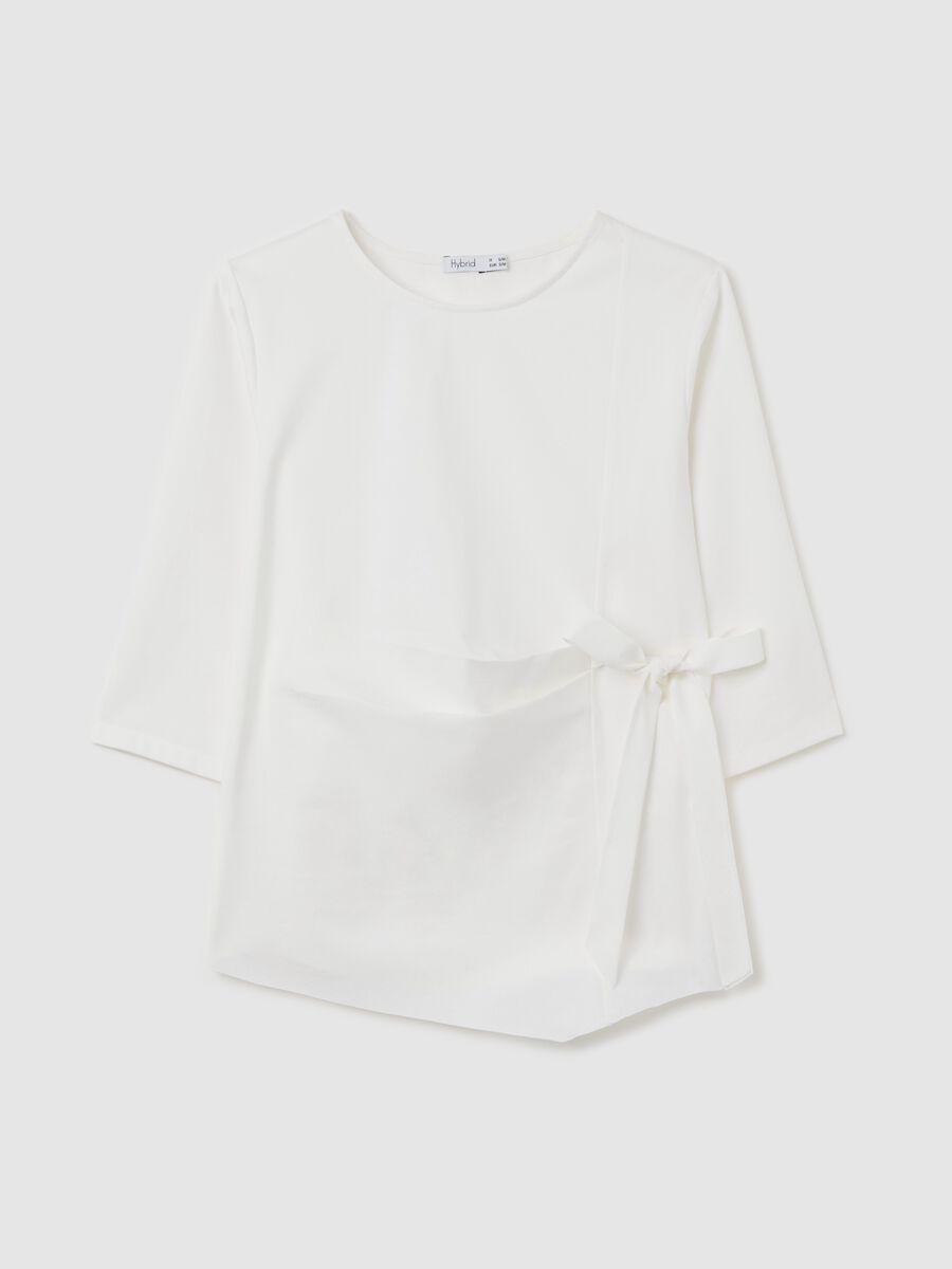 White blouse with bow_4