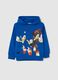 Sweatshirt with hood and Sonic print_0