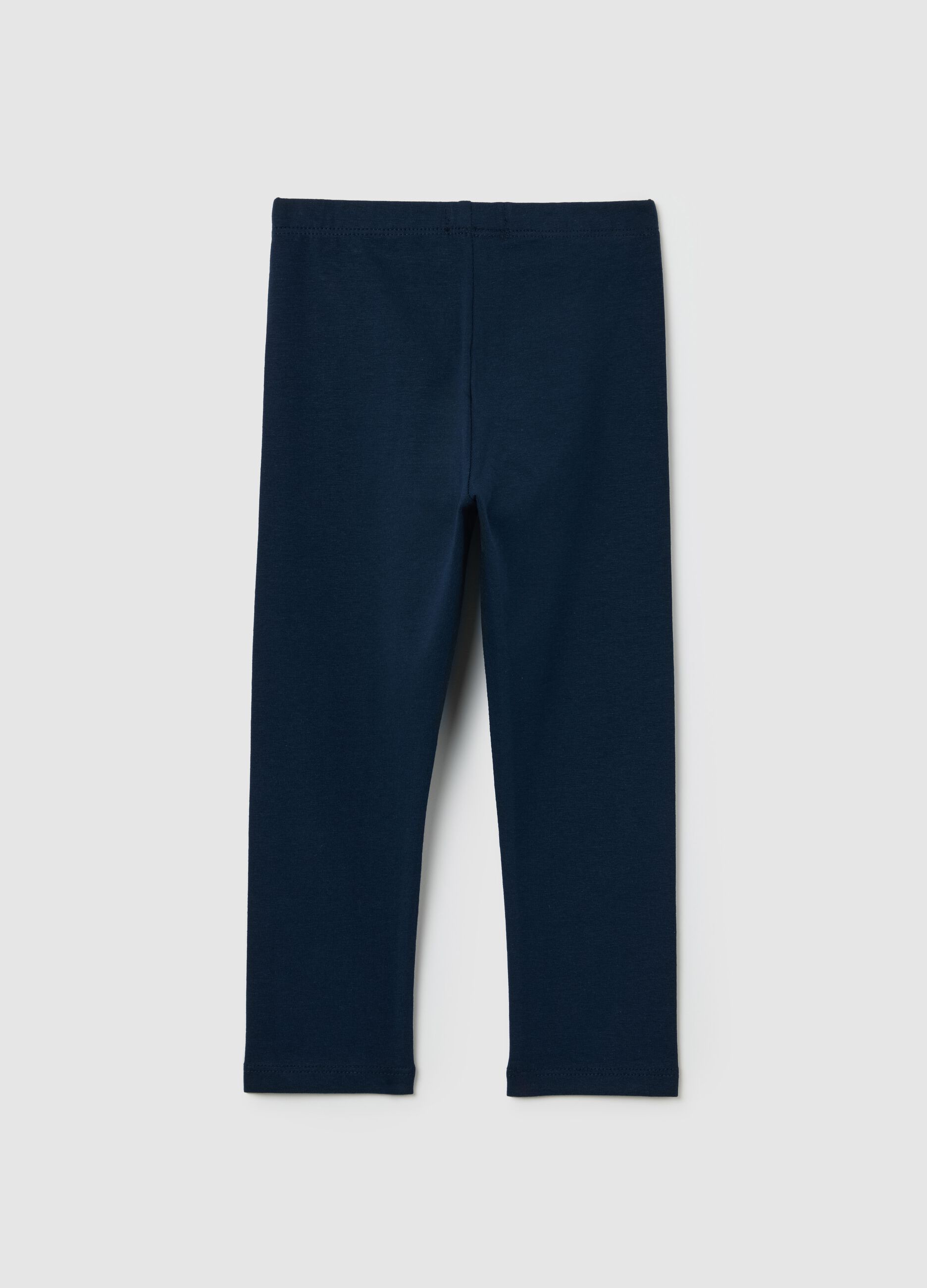 Leggings blu conchiglia glitter