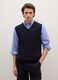 Merino Wool Blue Vest_0