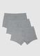Tripack stretch cotton grey regular fit boxers_4