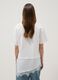 White pure cotton T-shirt with lace insert, relaxed fit_3