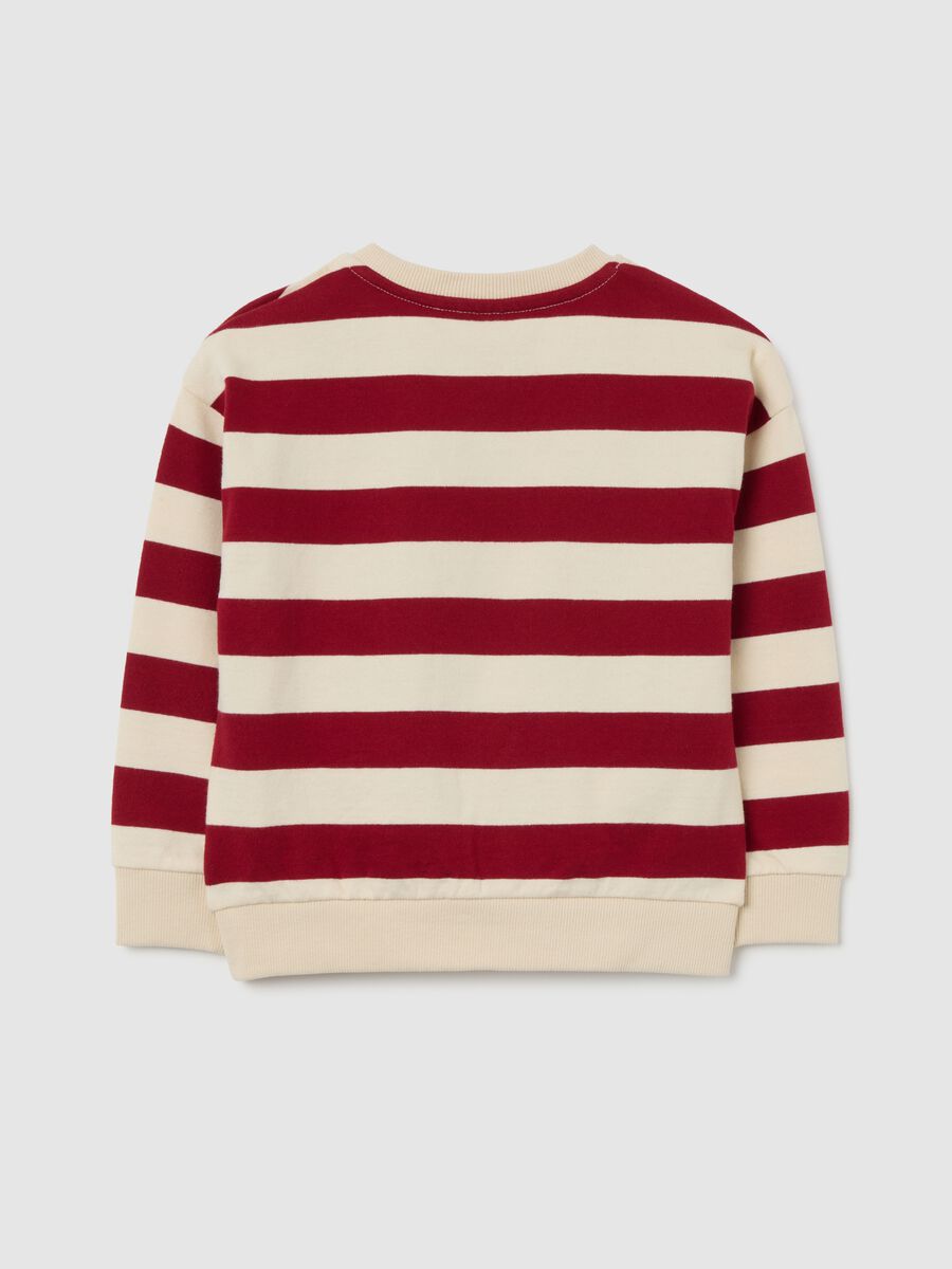 Striped Cotton Crewneck Sweatshirt_1