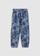 Multicolour TieDye Pure Cotton Regular Fit Children's Trousers_0