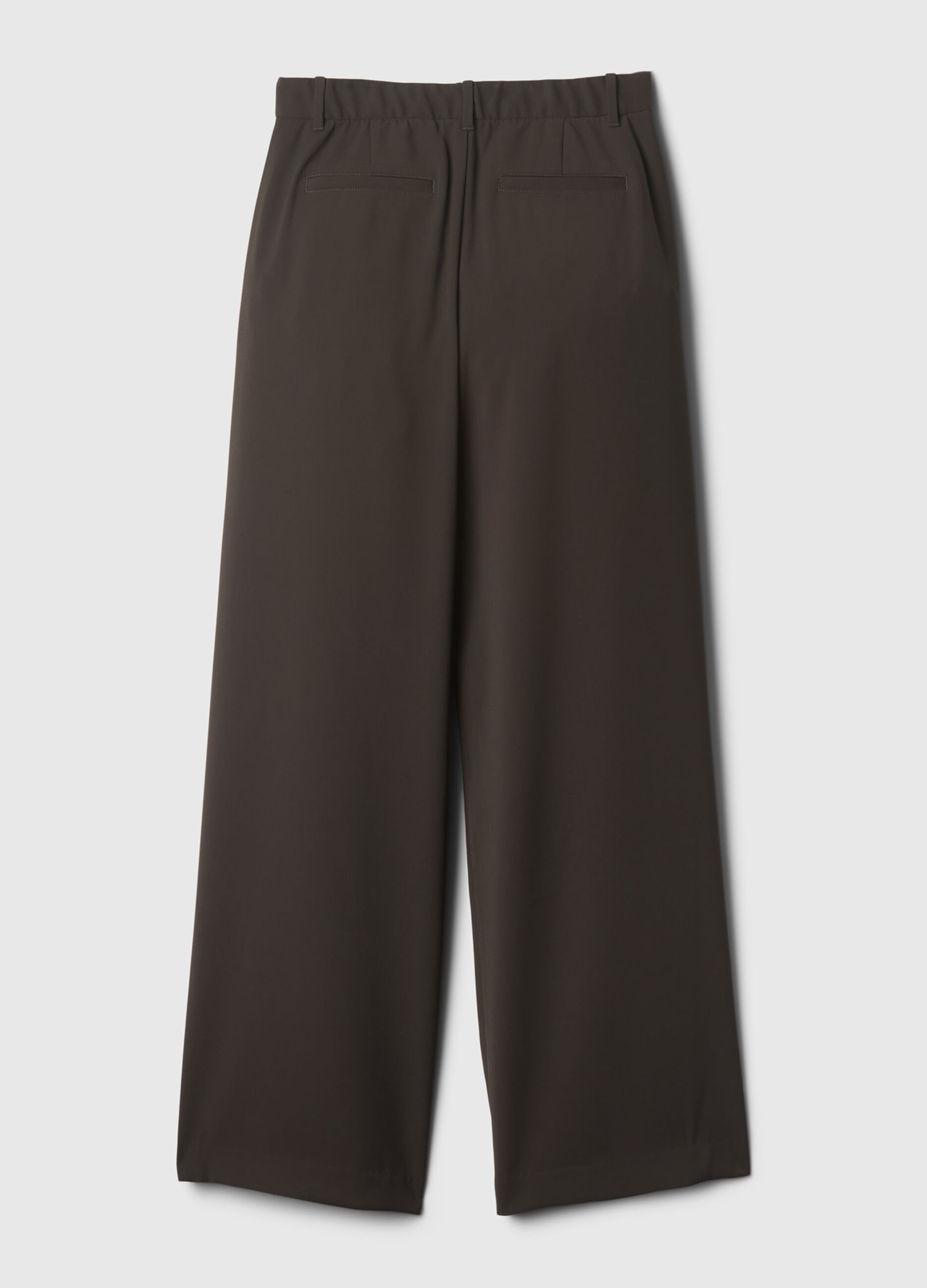 Wide leg trousers with darts