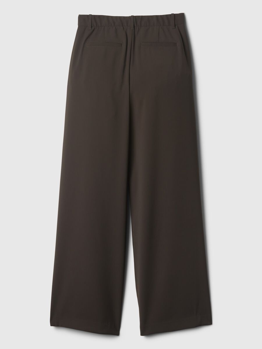 Wide leg trousers with darts_10