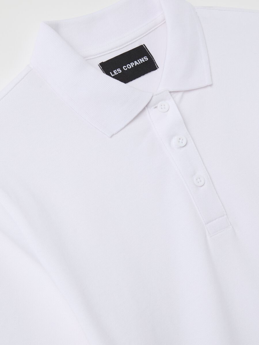 Polo shirt in solid colour piquet_5