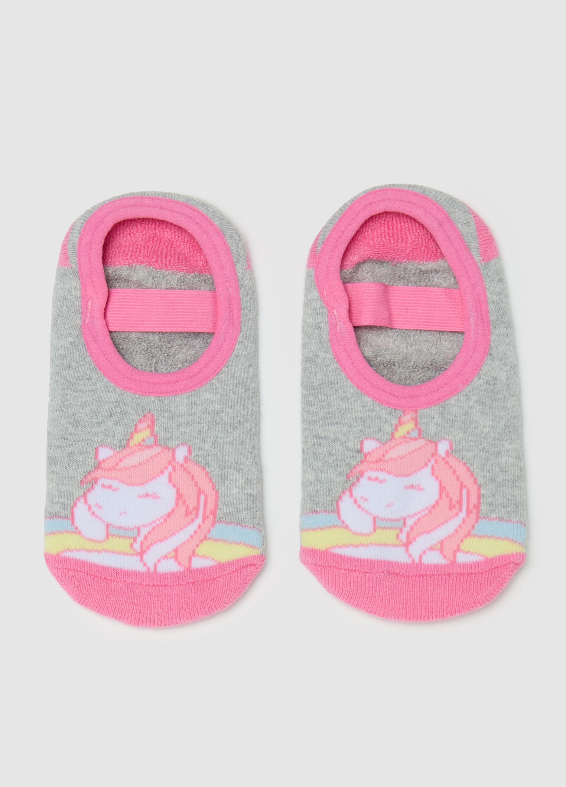 Slipper socks with elastic band