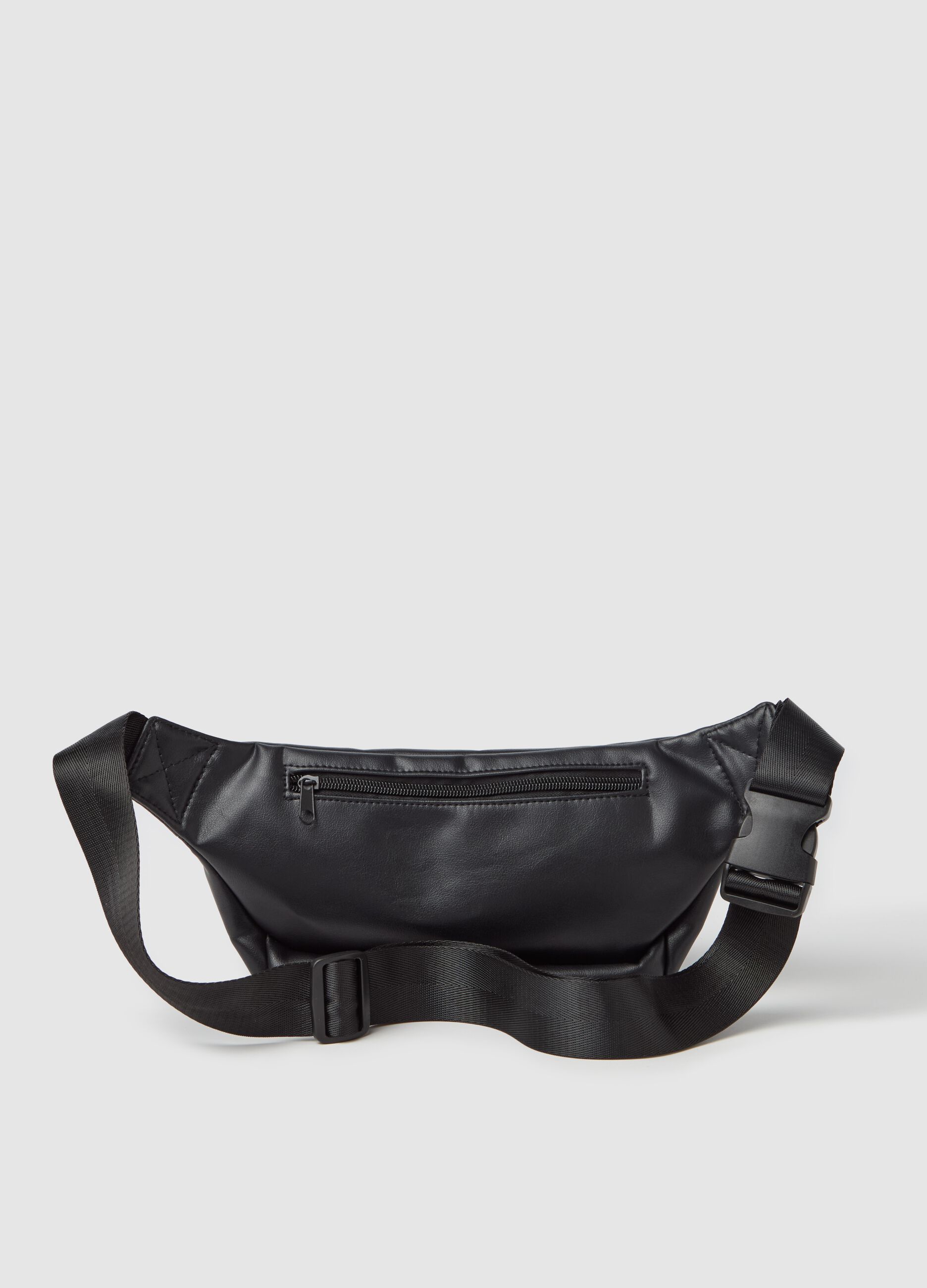Bum bag in glossy fabric