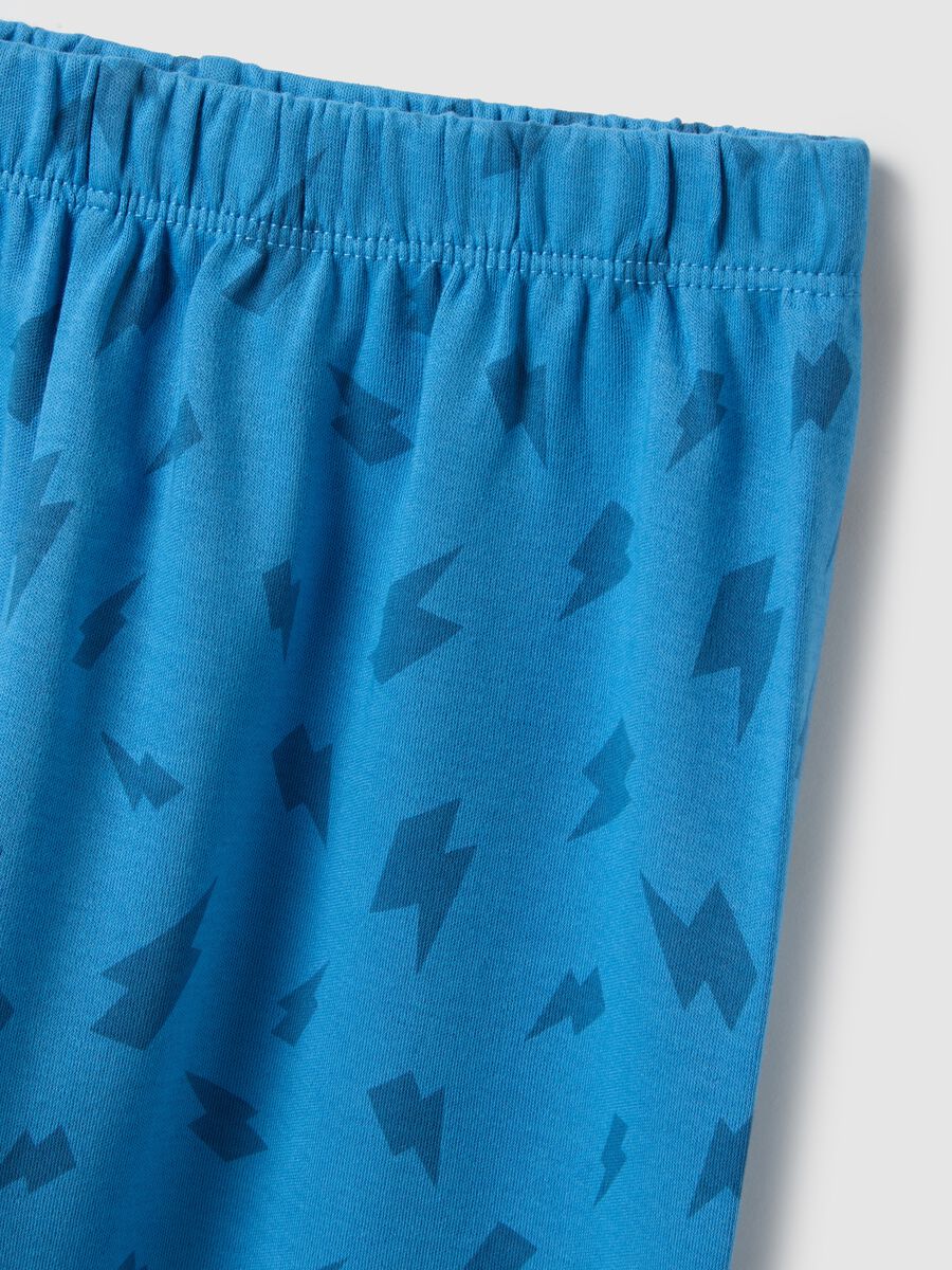 Children's pyjama in pure multicolour cotton, regular fit with print_3