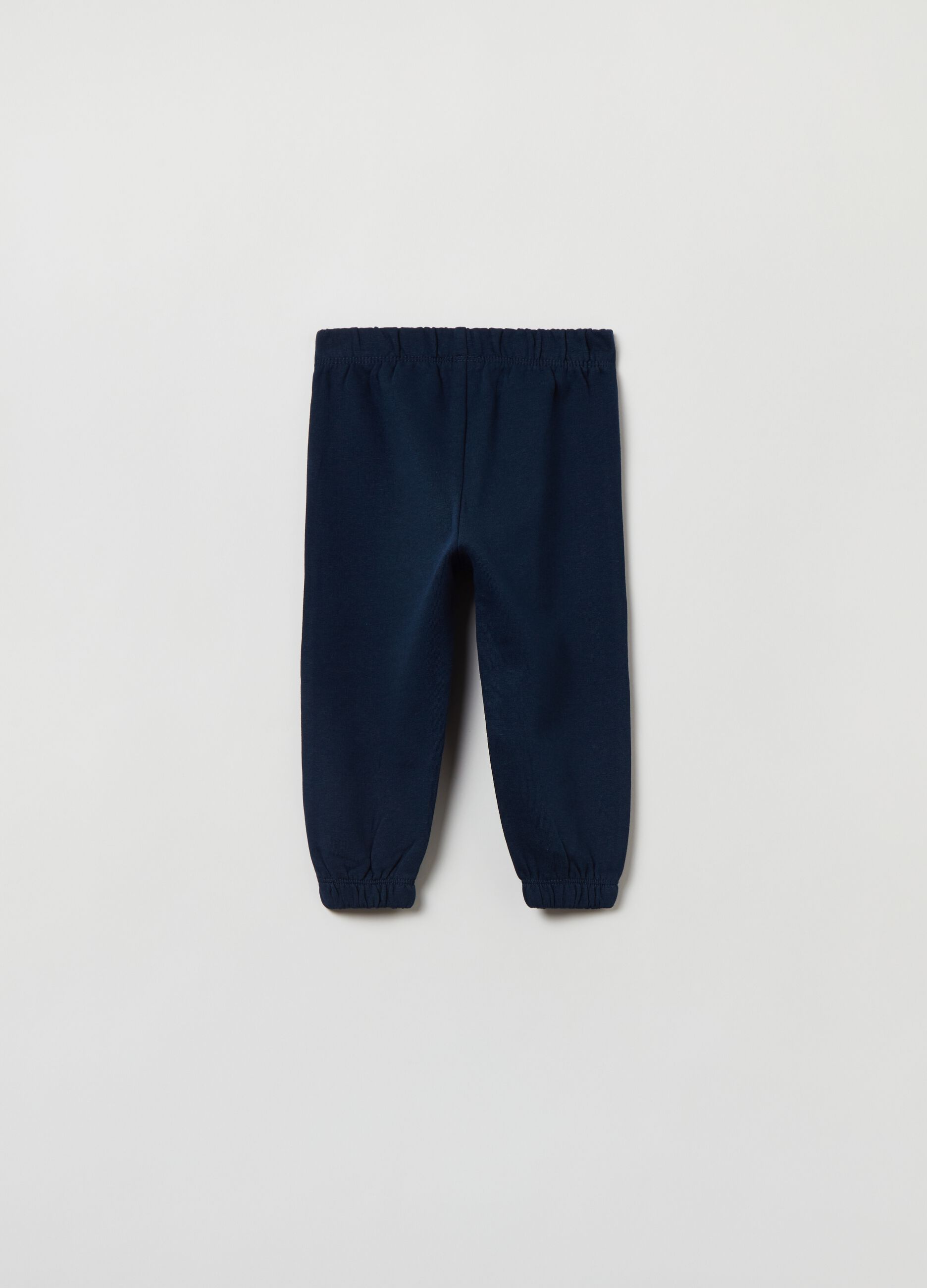 Joggers in felpa con profili elasticati_1