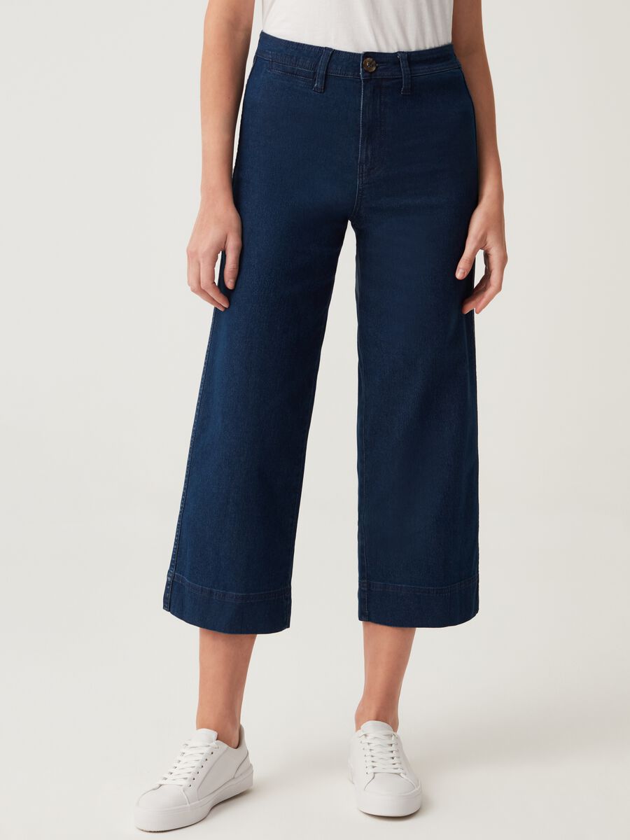 Jeans culotte wide leg_1