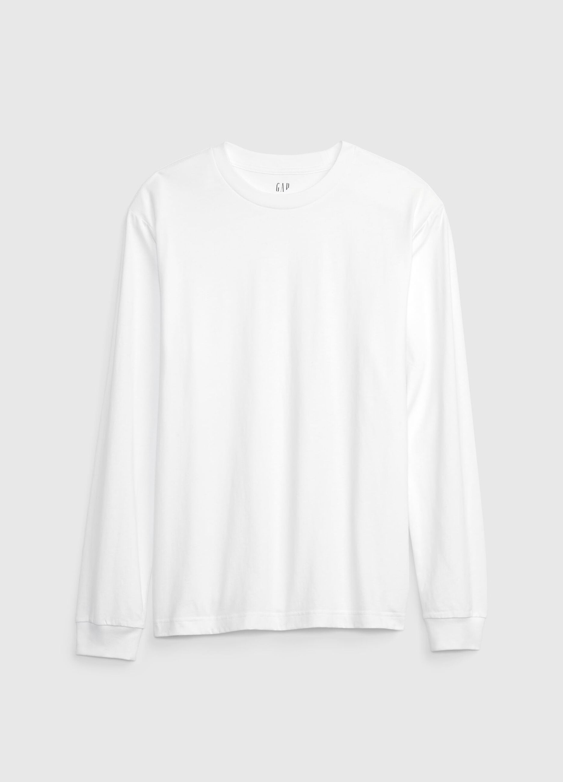 Long-sleeved T-shirt in organic cotton