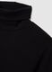 Black turtleneck regular fit sweater_5