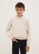 Children's beige pure cotton pullover regular fit_0