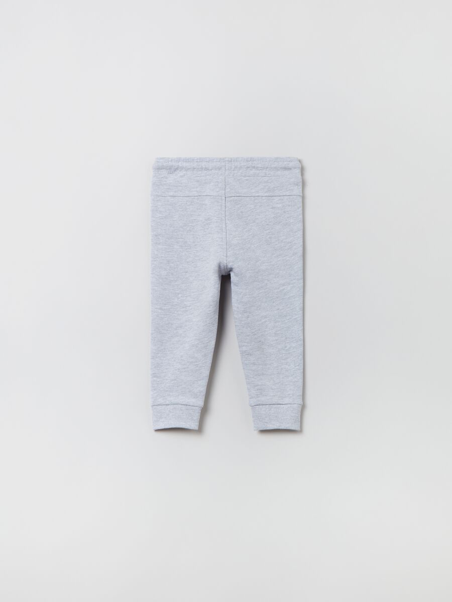 Joggers in felpa con coulisse_1