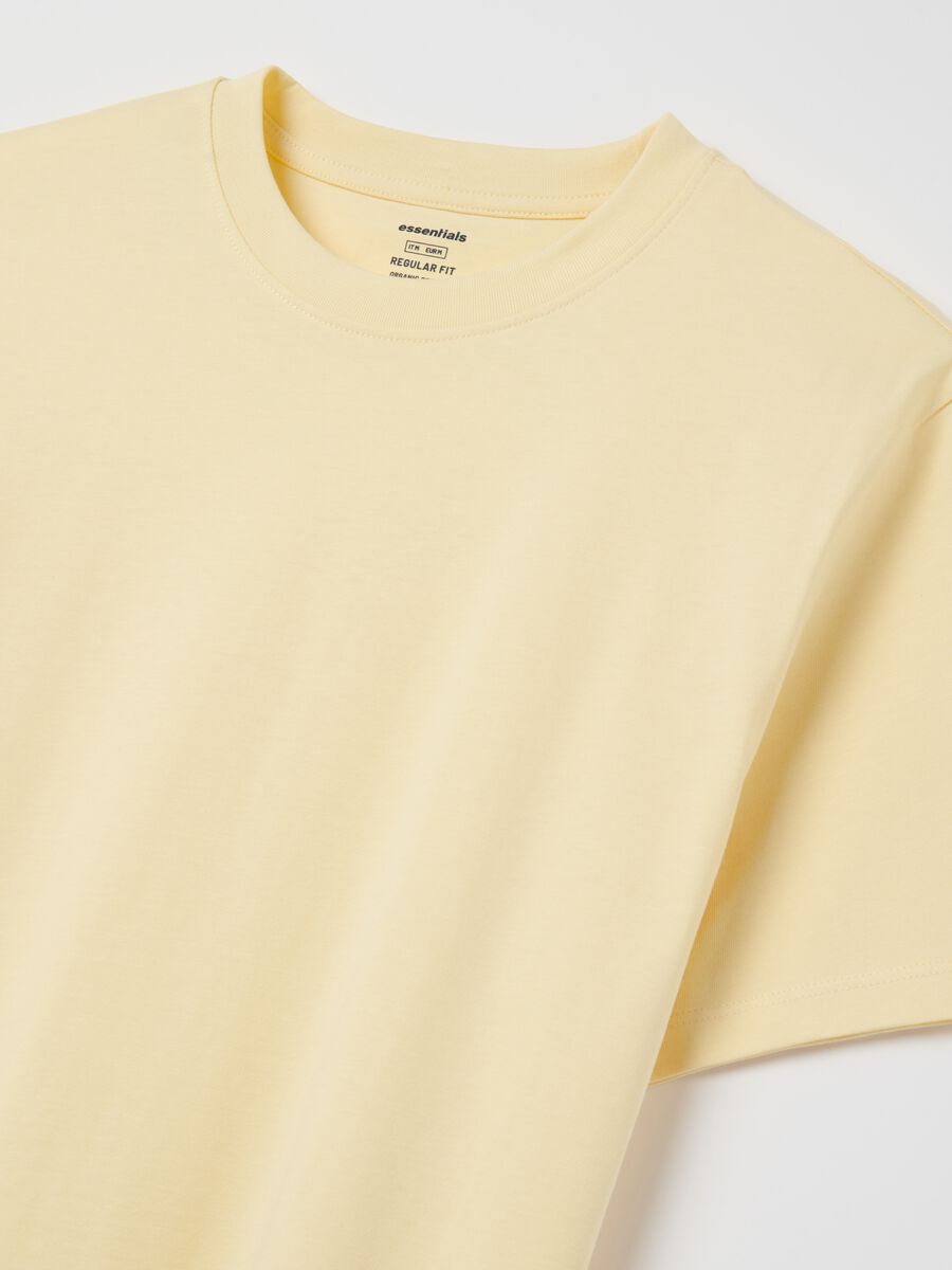 Organic cotton T-shirt with round neck_5