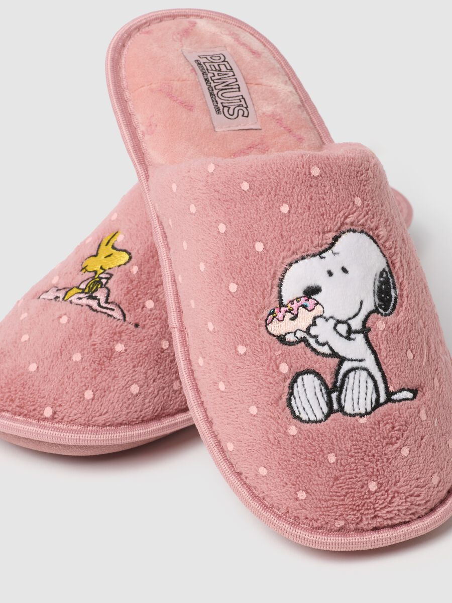 Pantofole rosa con stampa Snoopy_2