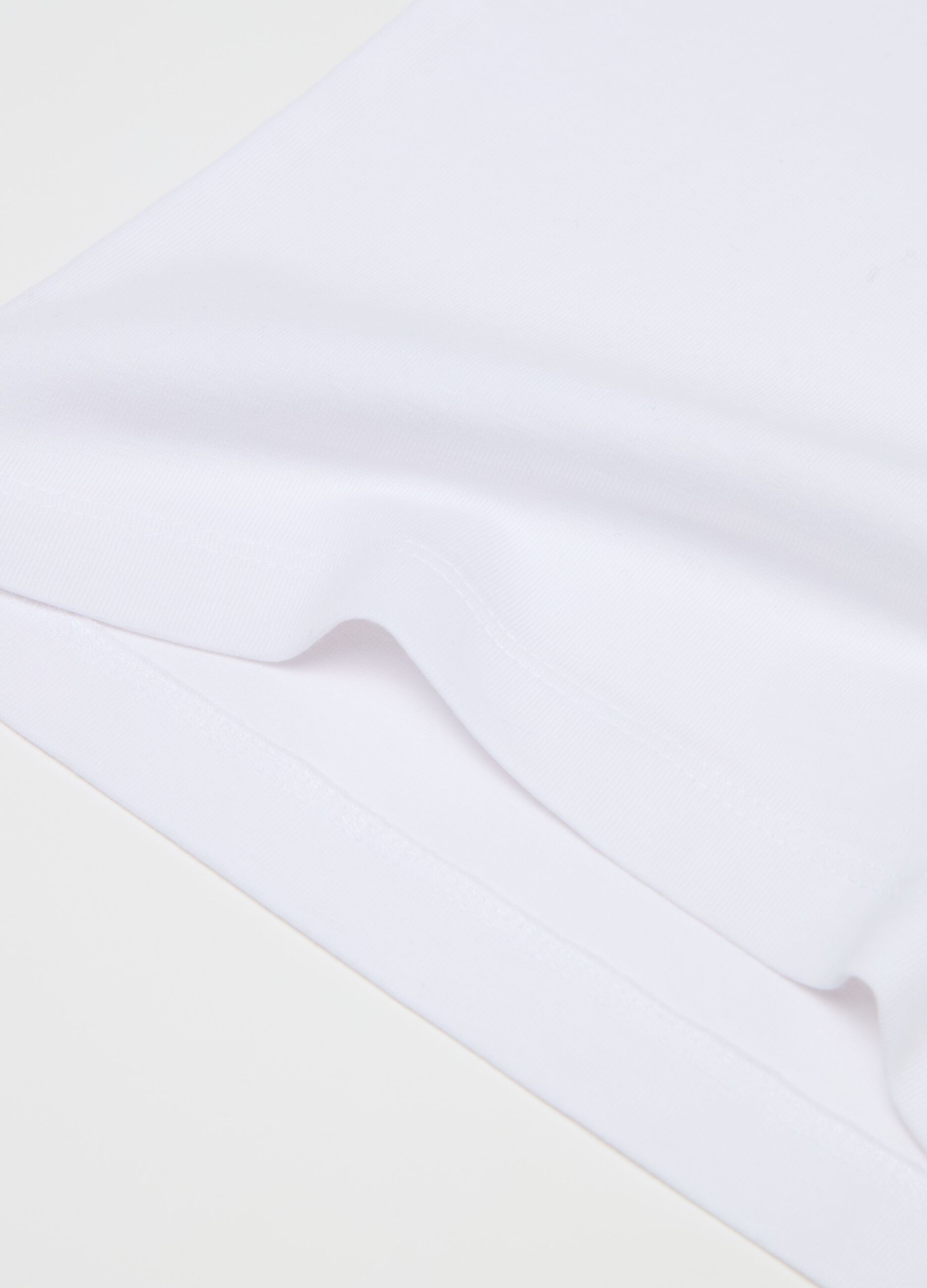 Two-pack racerback vests in stretch cotton