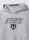 Grey hooded sweatshirt in cotton-viscose blend with print for boys_2
