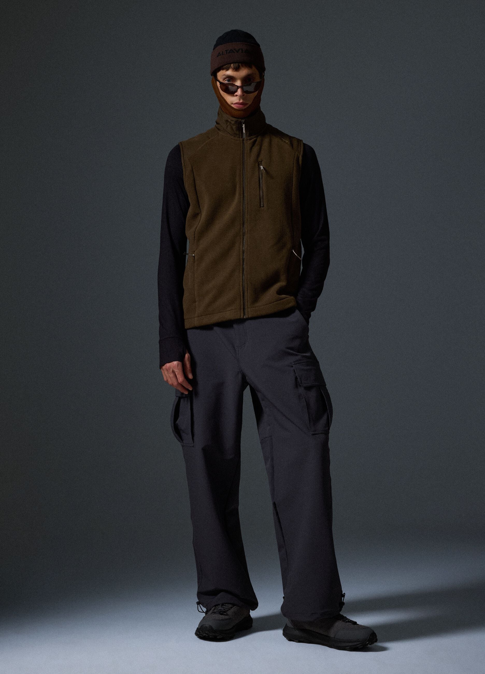 ALTAVIA Full-Zip Fleece Gilet WITH DEBORAH COMPAGNONI