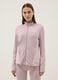 Light pink regular fit jacket with full zip_0