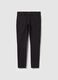 Solid colour stretch cotton chino trousers_4