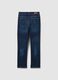 Jeans blu da ragazzo in denim elasticizzato regular fit_4