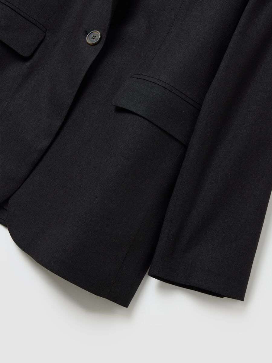 Regular Fit Black Blazer from Piombo_5