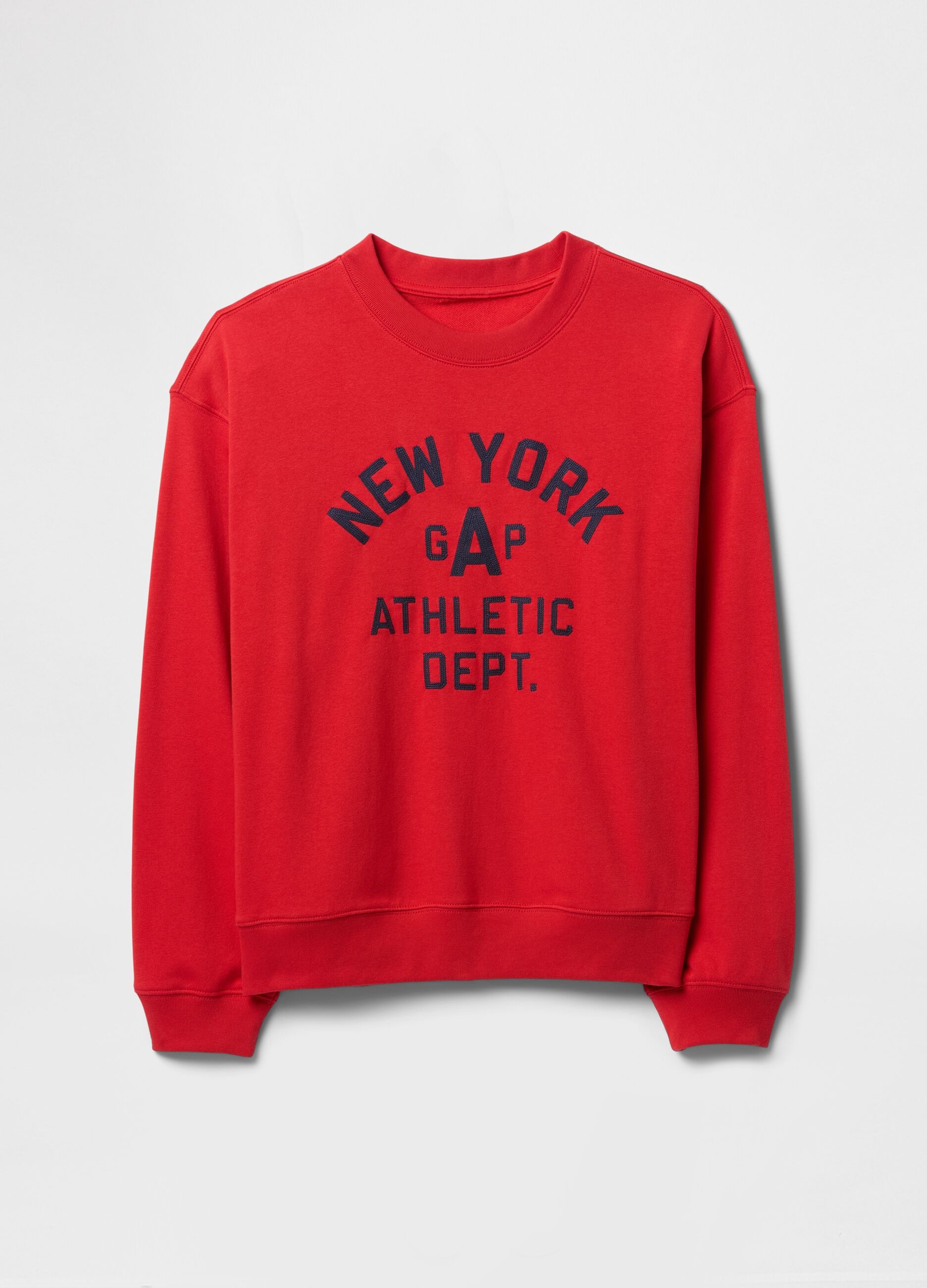 Red Sweatshirt with Gap and New York Print
