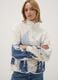 White full-zip sweatshirt with landscape print, regular fit_0