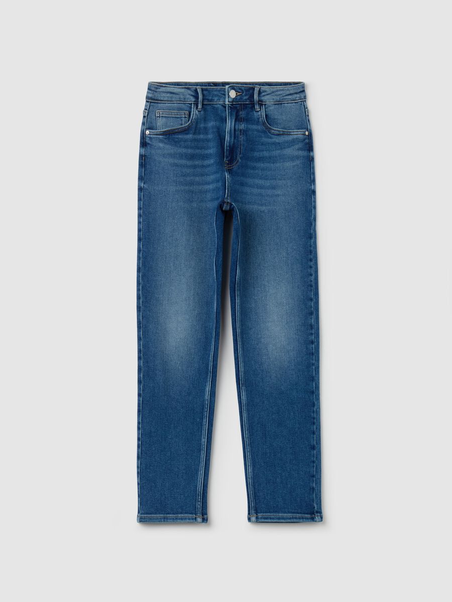 Slim-fit stretch jeans with five pockets_4