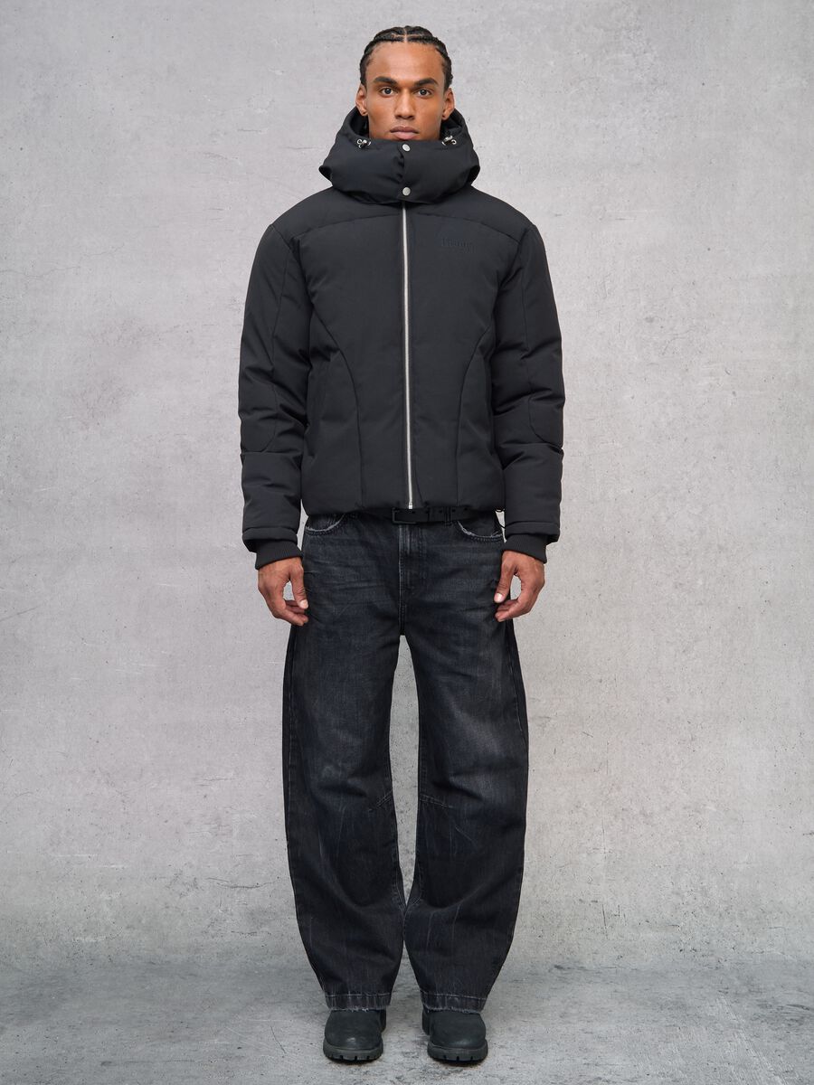 Technical Puffer Jacket Black_2