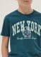 Boys' Regular Fit Green Pure Cotton T-shirt with Print_2