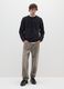 Black pure cotton oversized sweater_1