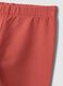 Red regular-fit leggings in stretchy organic cotton_2
