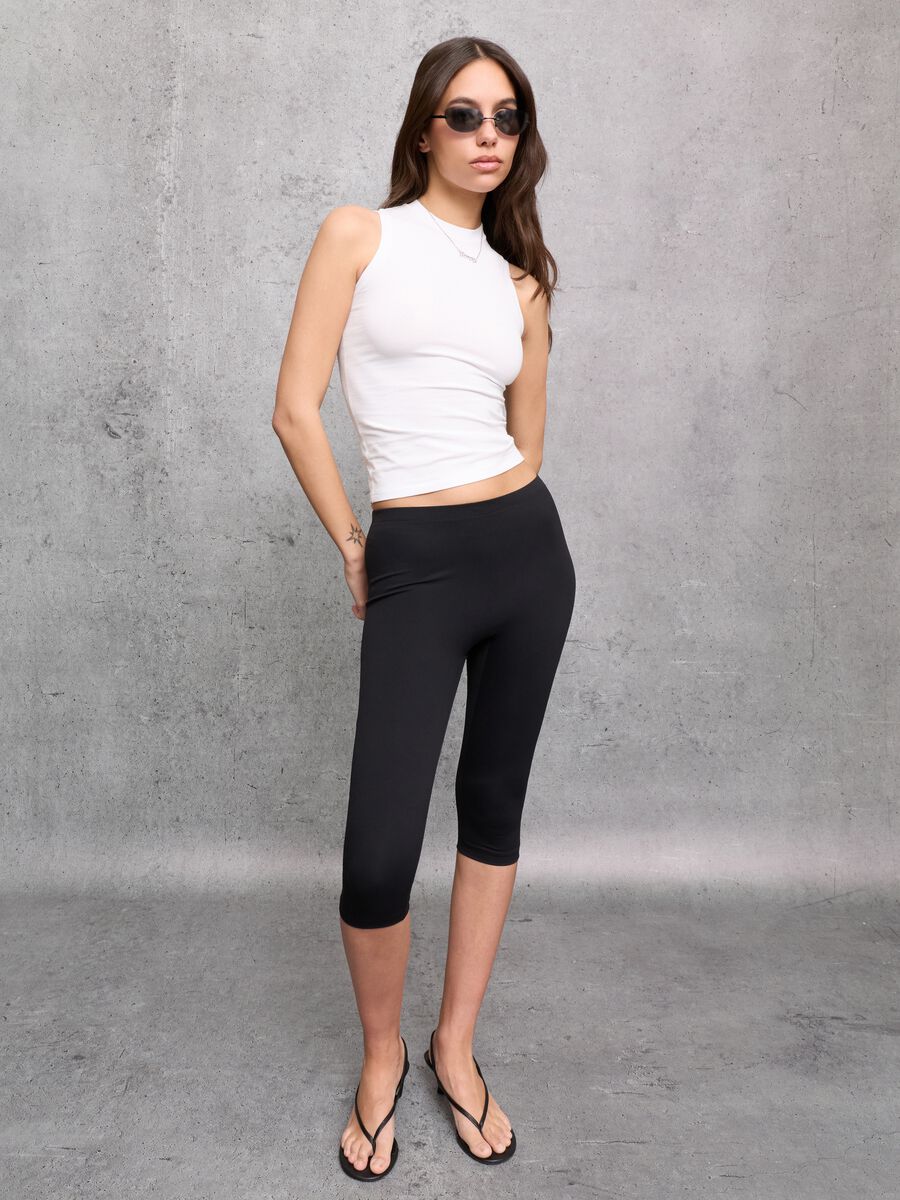 Capri Biker Shorts Black_3