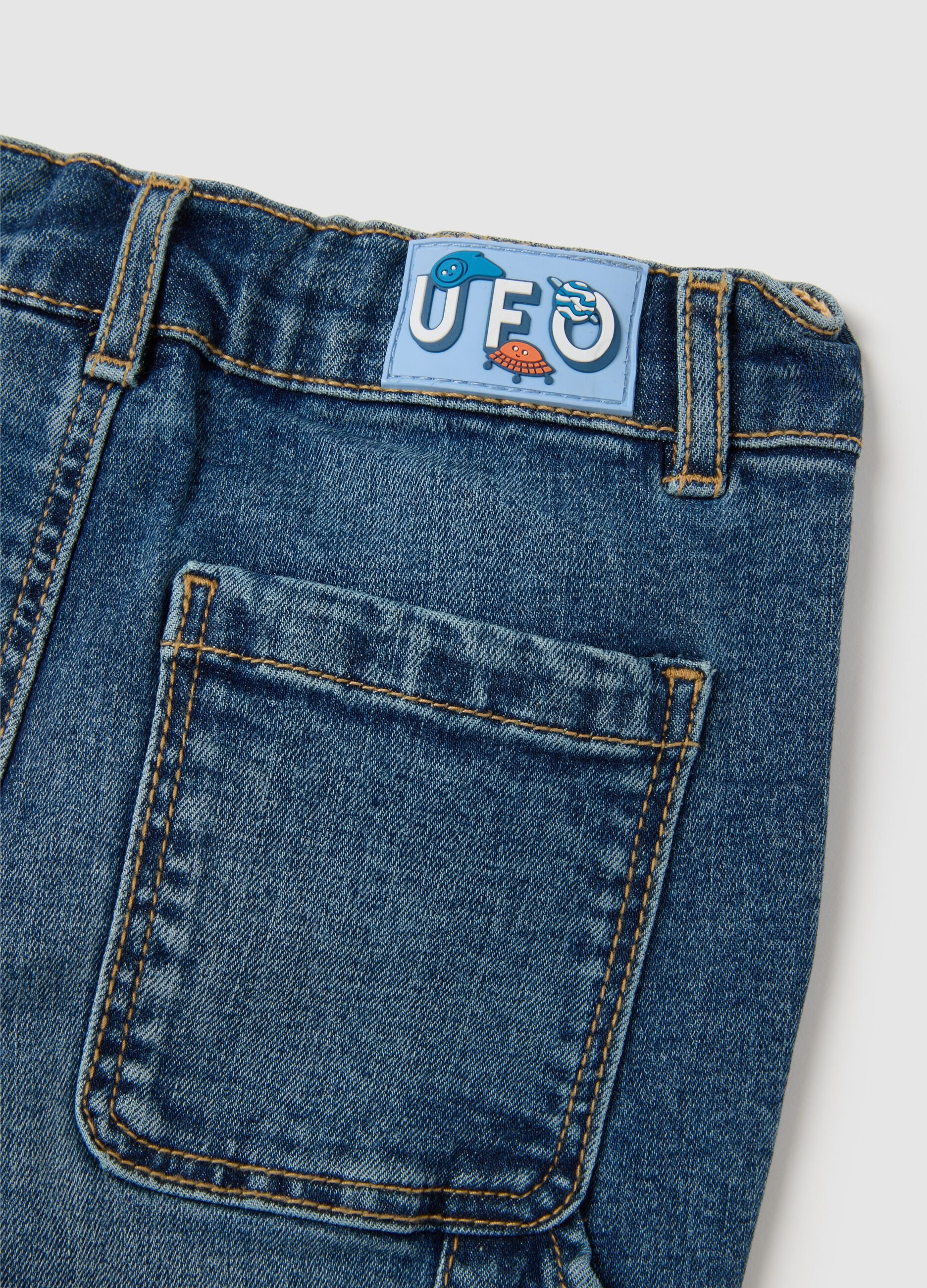 Children's Light Denim Regular Fit Trousers